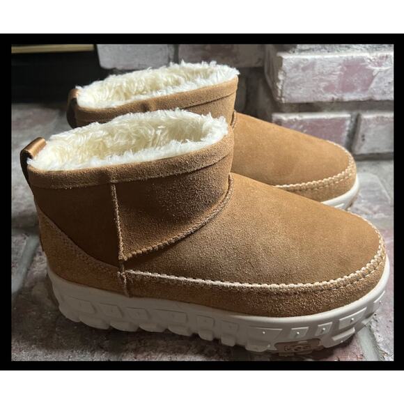 Ugg Venture Daze Ultra Mini UGGplush Lined Platform Bootie Size 11 - Picture 4 of 7